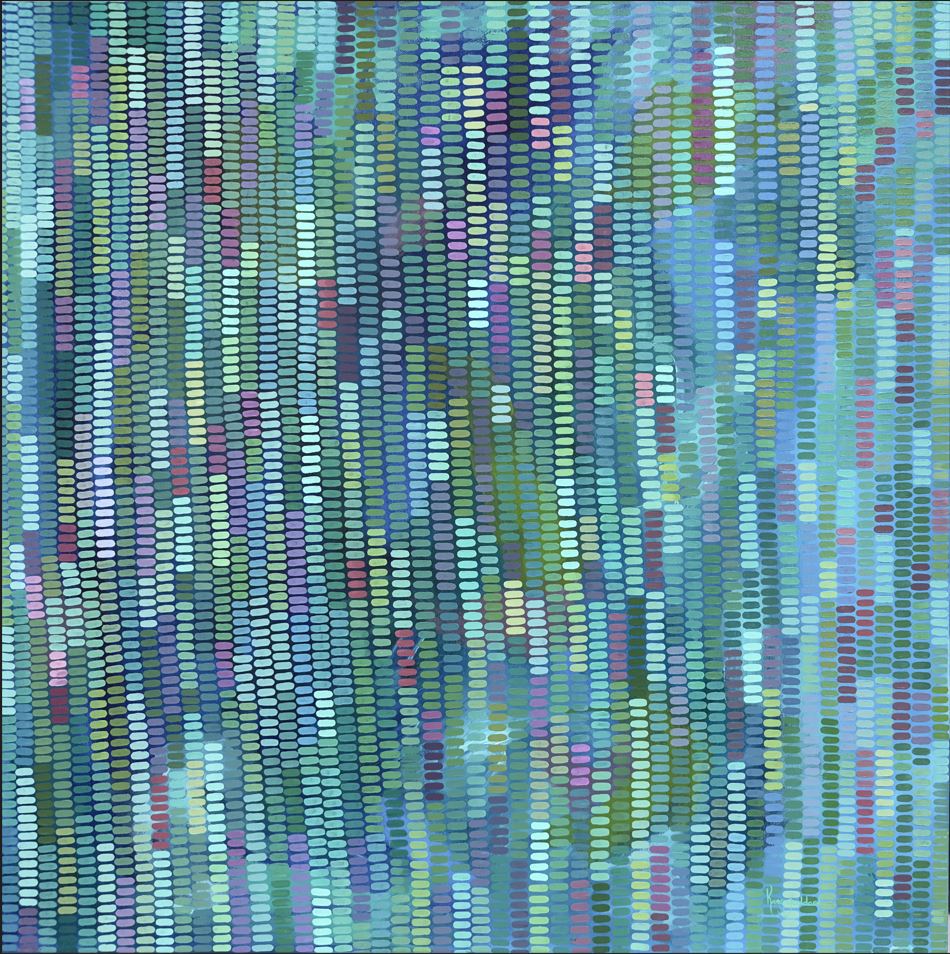 An Ocean of lavender Original Framed