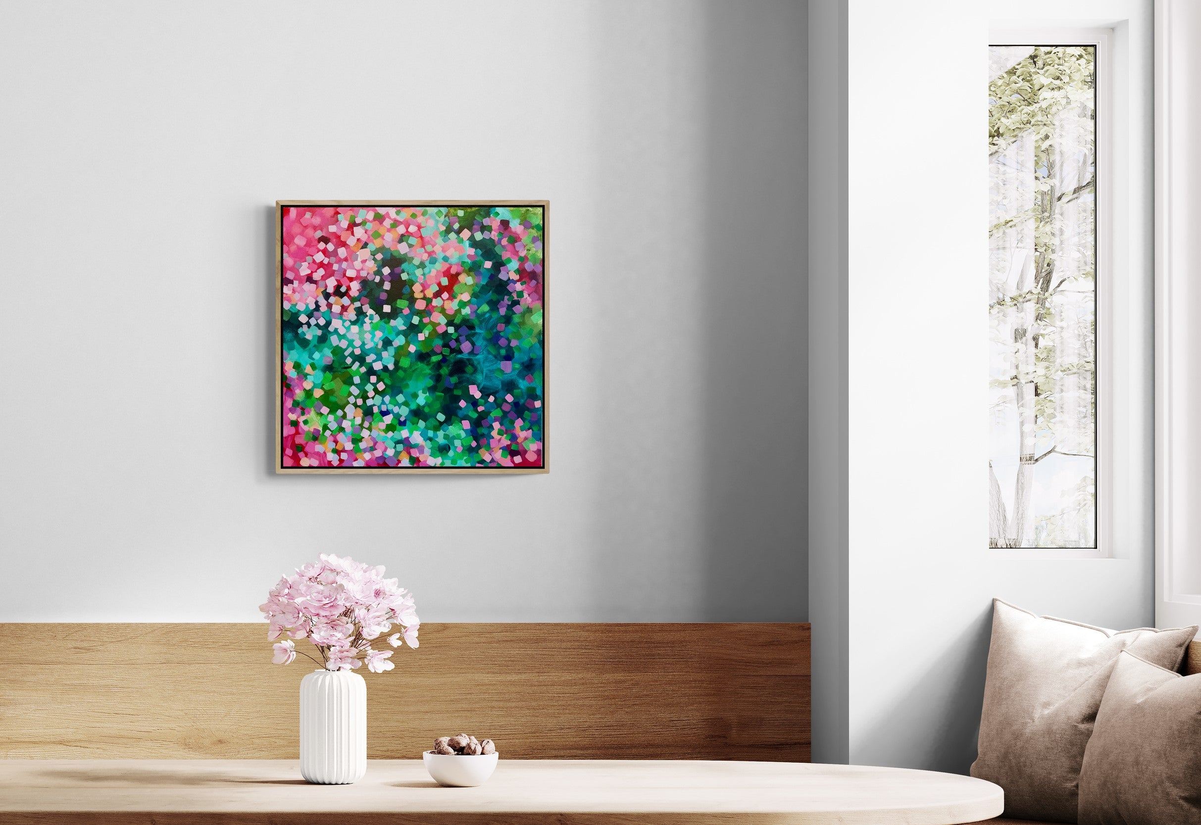 Flourish - Fusion of colour and textures – Karengoddardart
