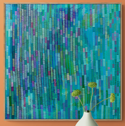 An Ocean of lavender Original Framed