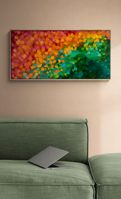 Aspects of my garden framed original