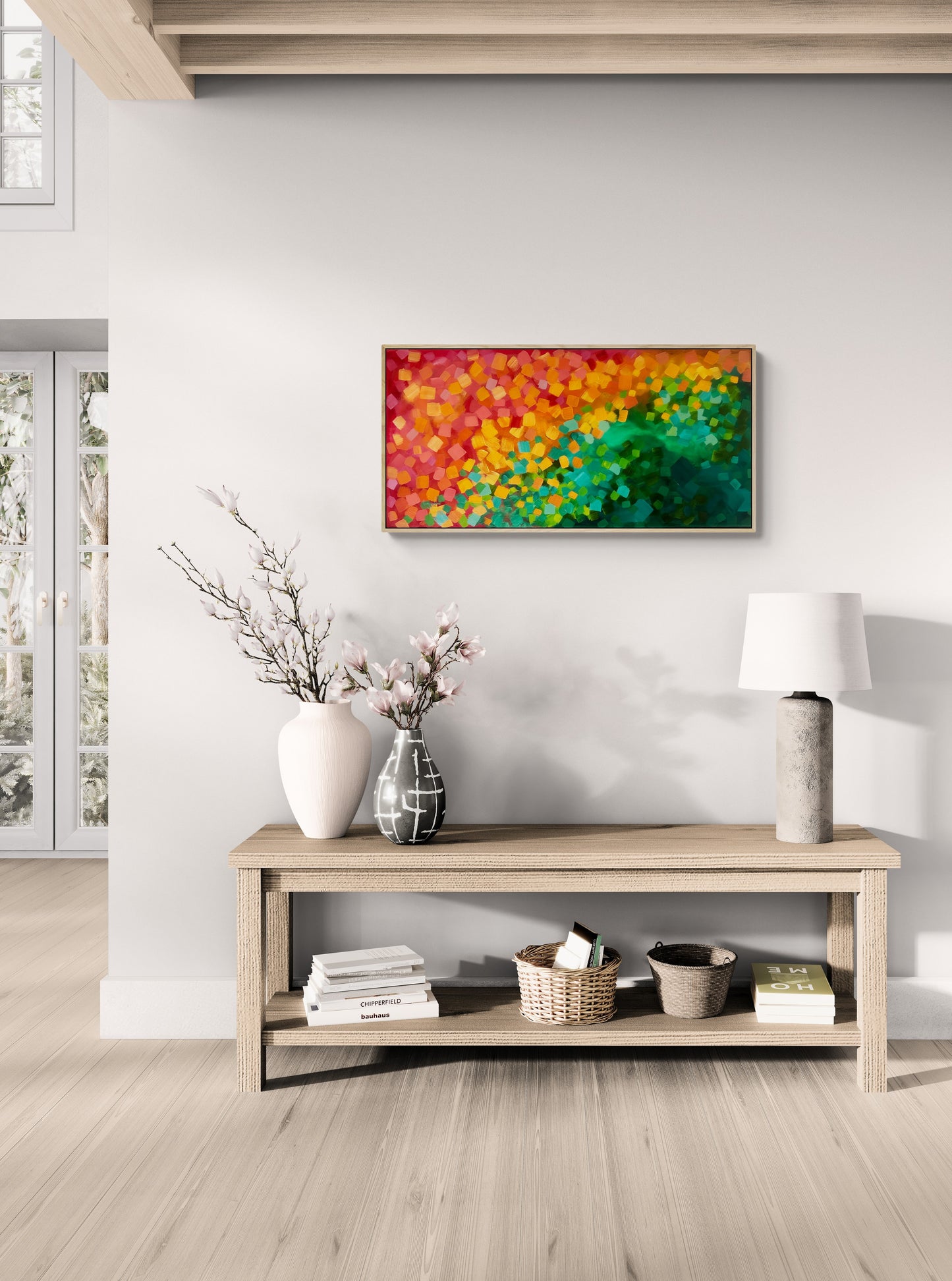 Aspects of my garden framed original