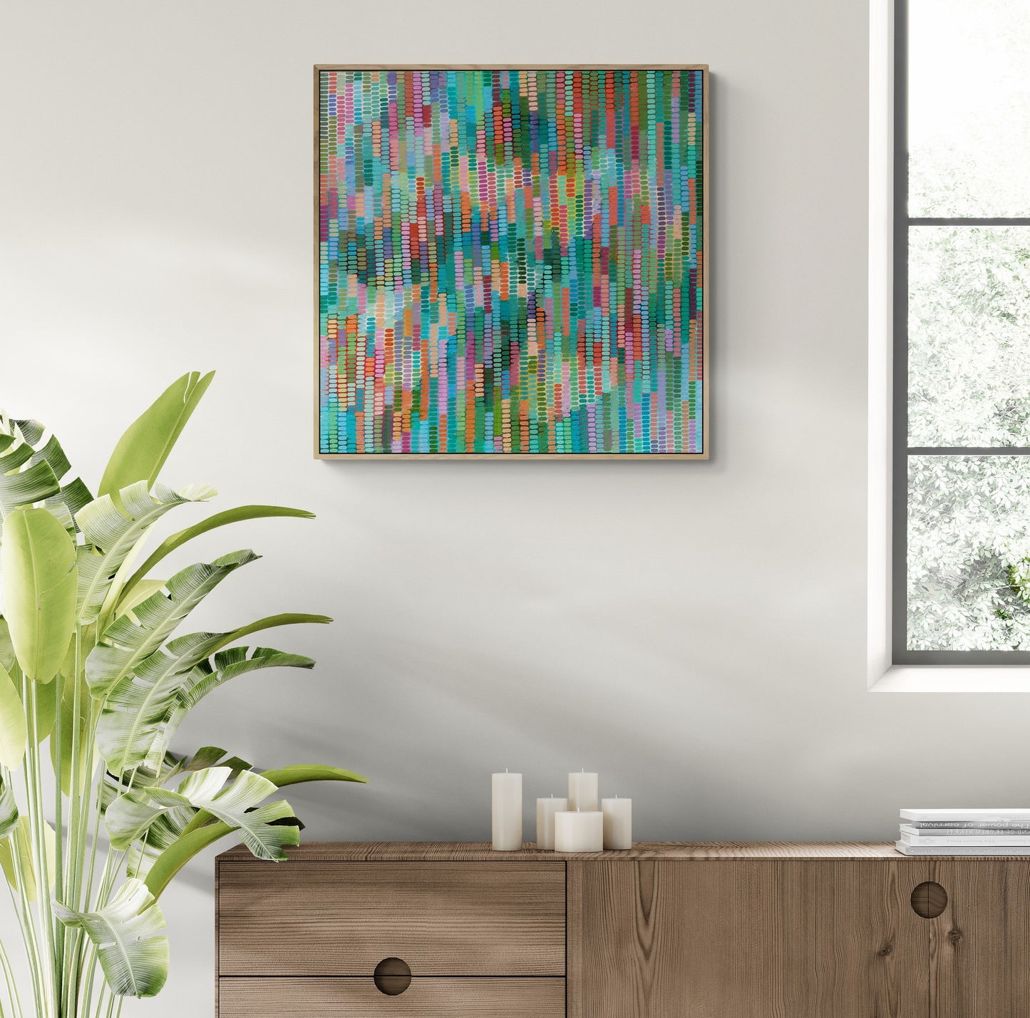 Carnival of colours - Framed in Oak