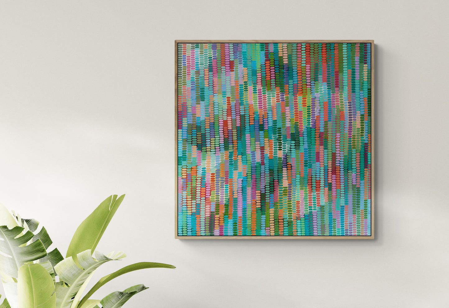 Carnival of colours - Framed in Oak