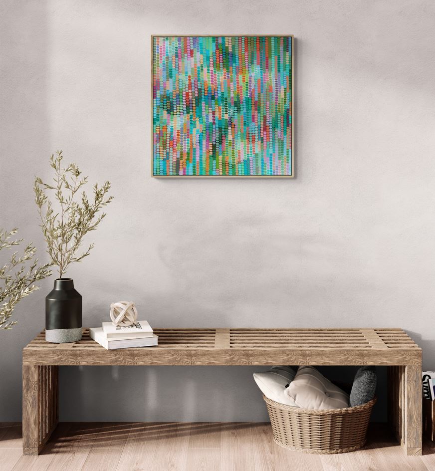 Carnival of colours - Framed in Oak