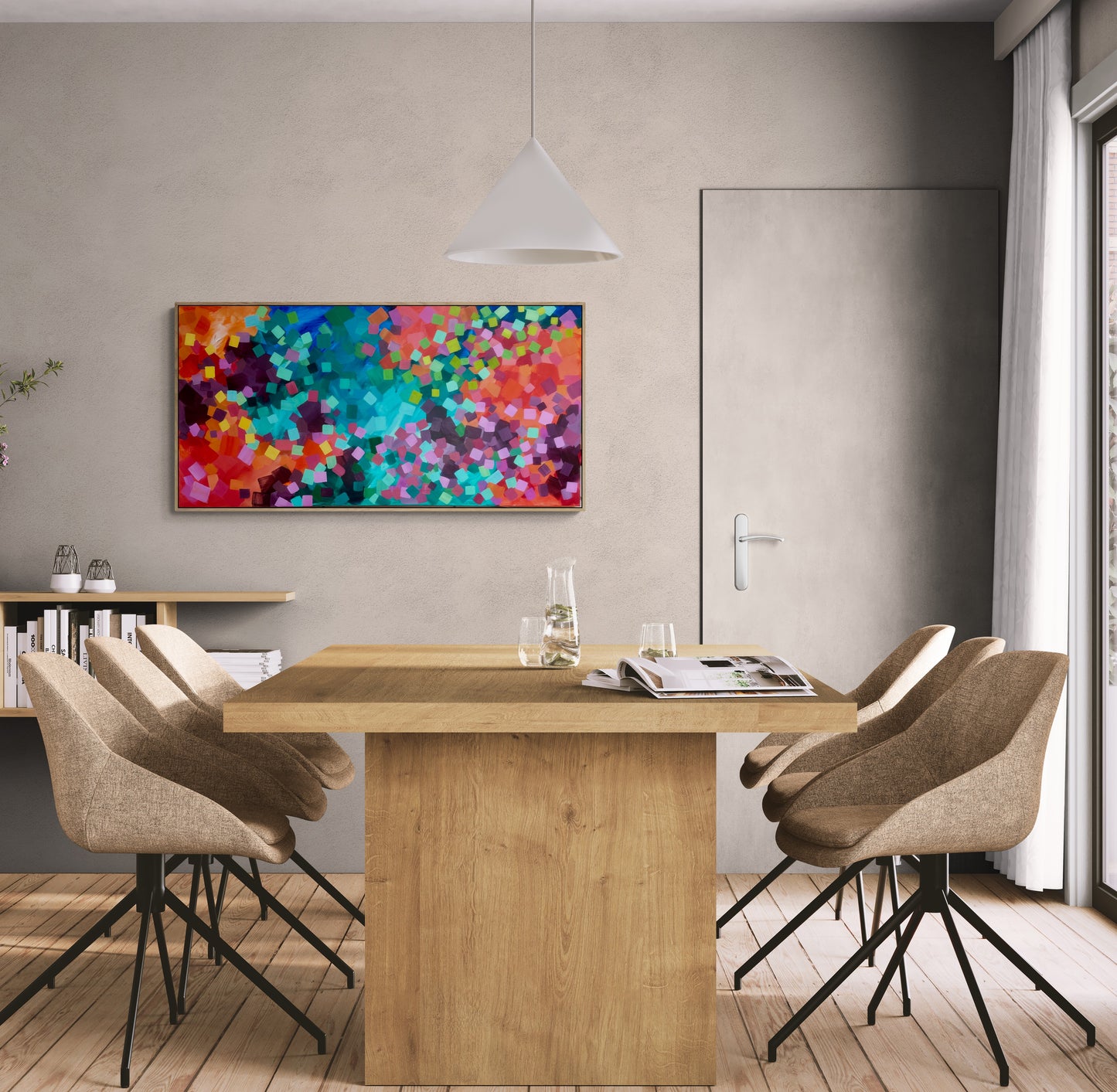 Colour me crazy unframed original