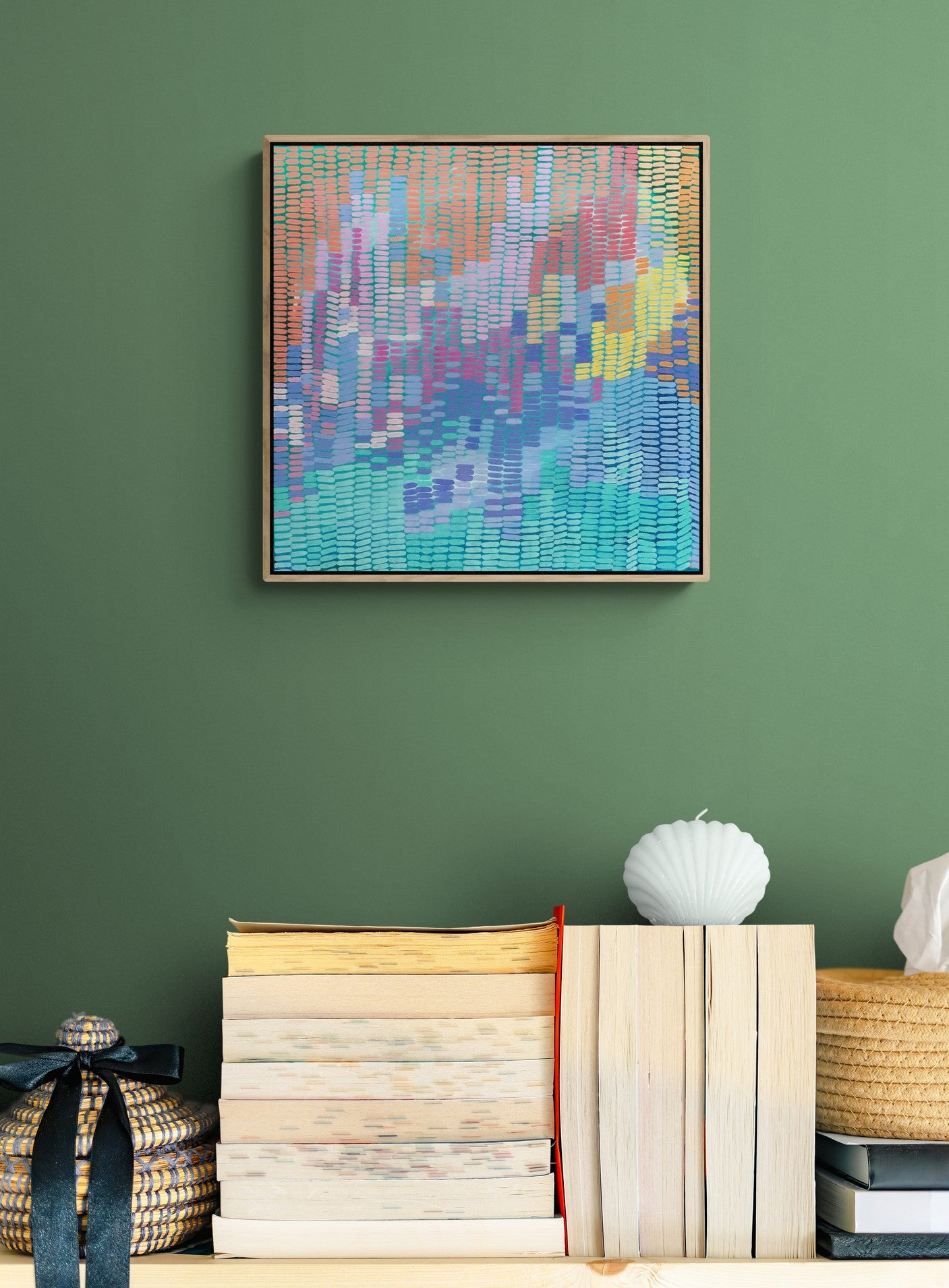 Evening Blush framed original