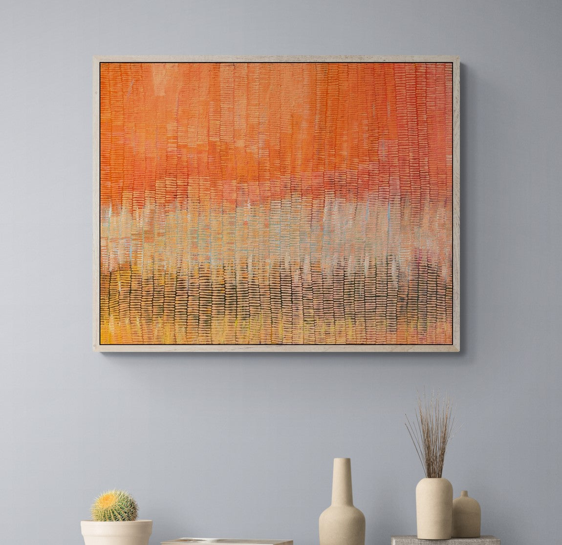 Flourish - Burnt Orange Landscape