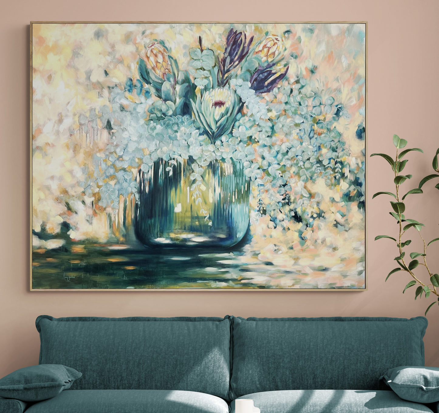 Flowers in evening light - Limited edition print