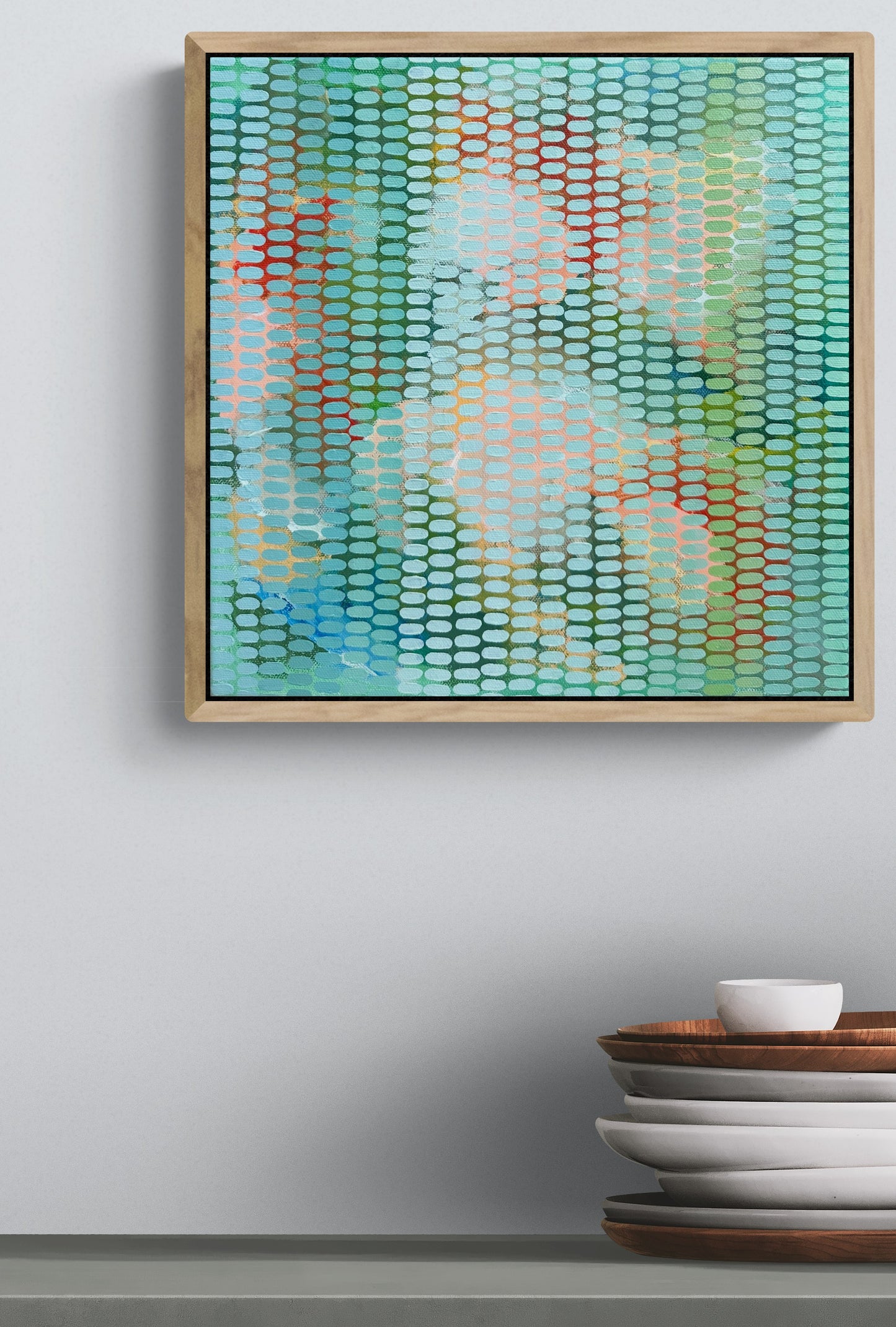 Golden Sage Original framed