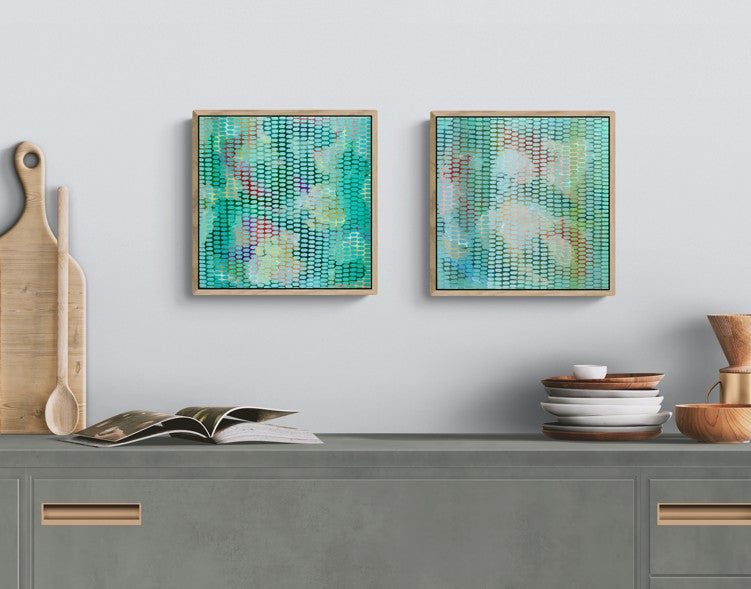 Golden Sage Original framed