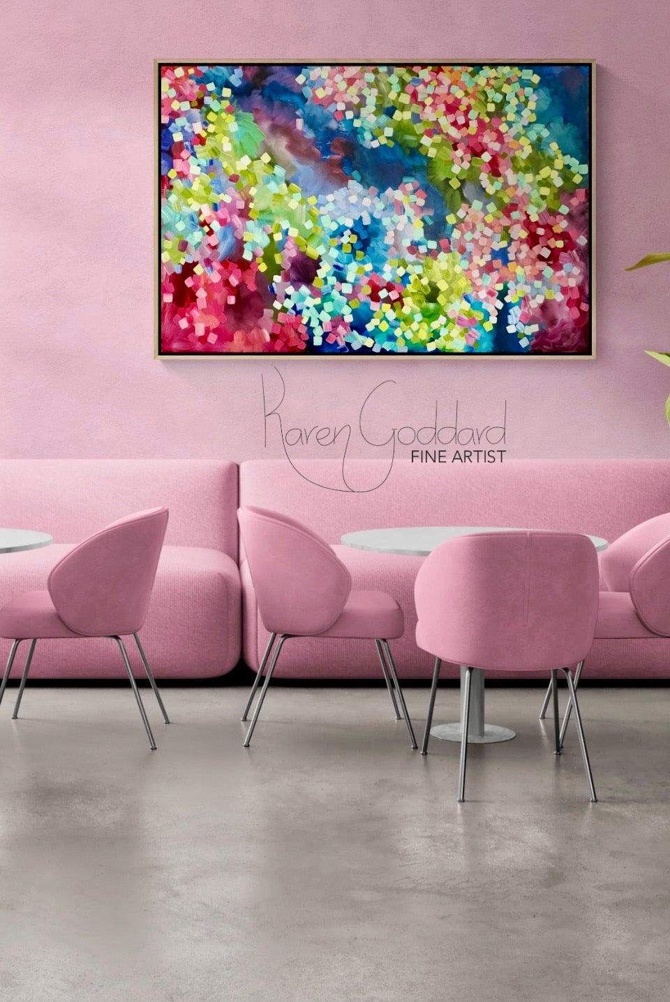 Ocean Garden Original Framed