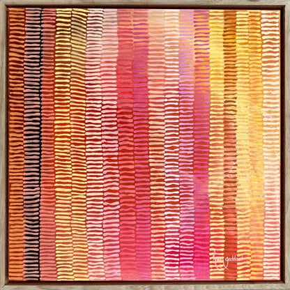 African Safari Sunset Original