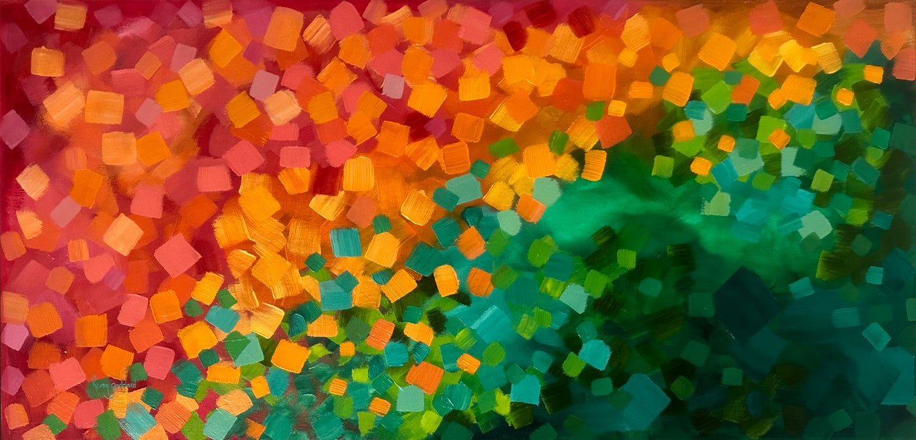 Aspects of my garden framed original