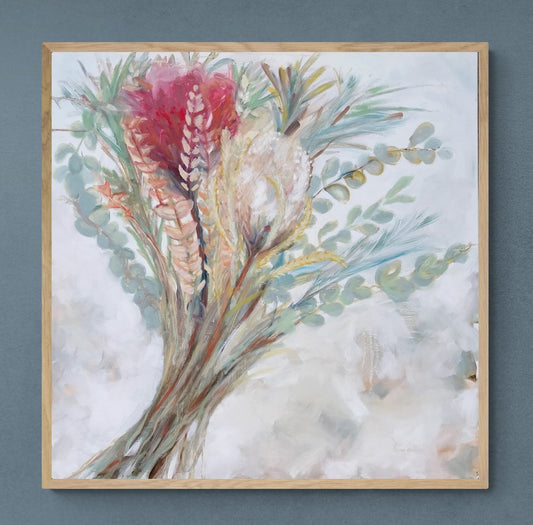 Banksia Eucalyptus bouquet - Limited edition print