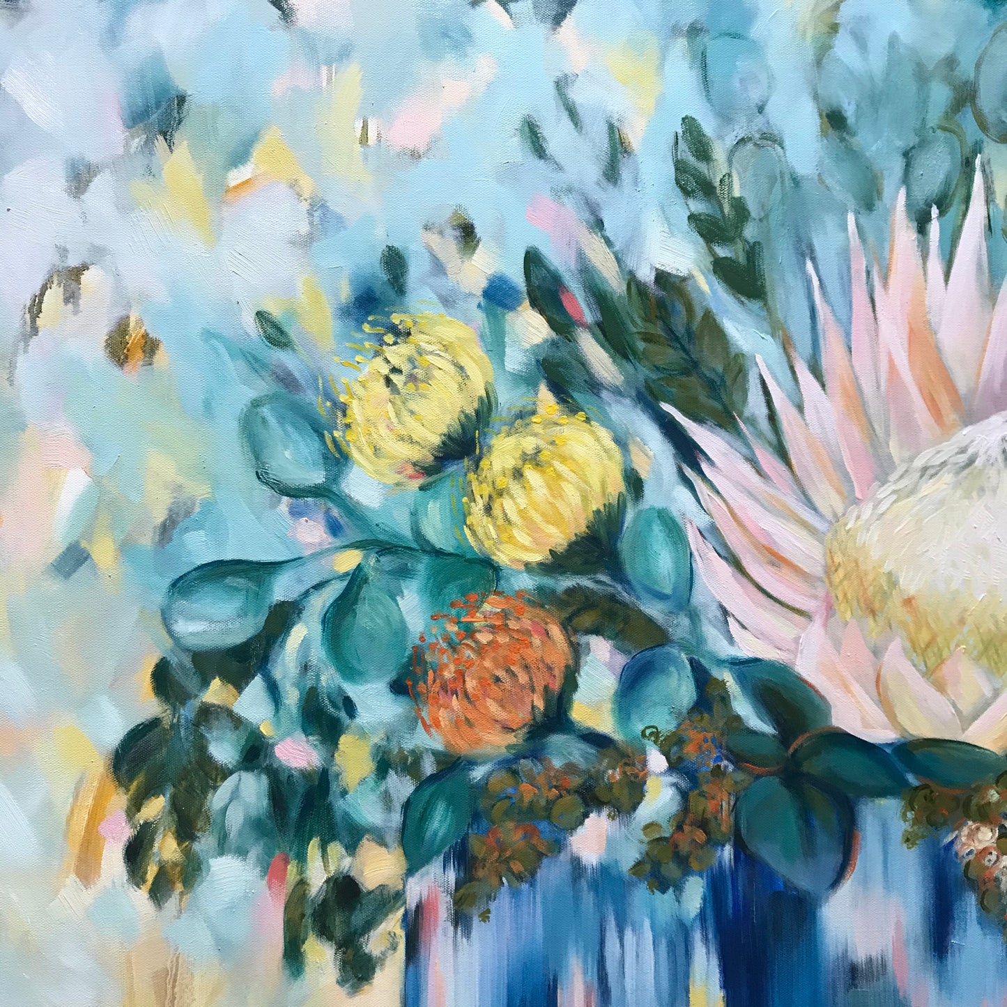 Proteas and Pin Cushions - Limited edition Print