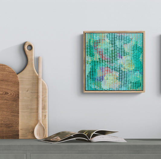 Sage and Blush Framed original