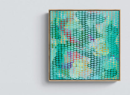 Sage and Blush Framed original