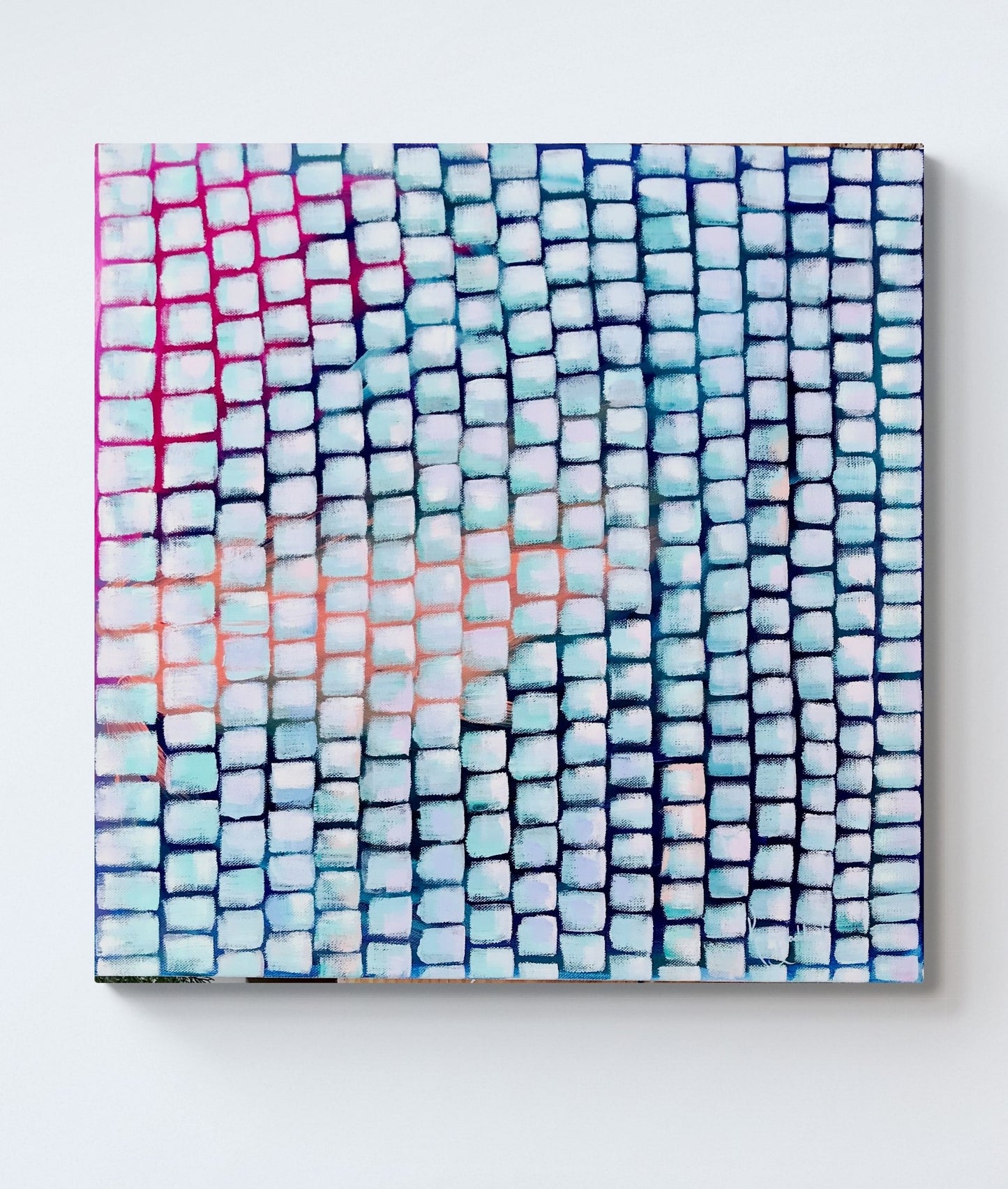 Mosaics are paper thin - Framed original