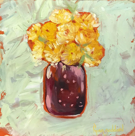 Marigolds in a jar nbr 2
